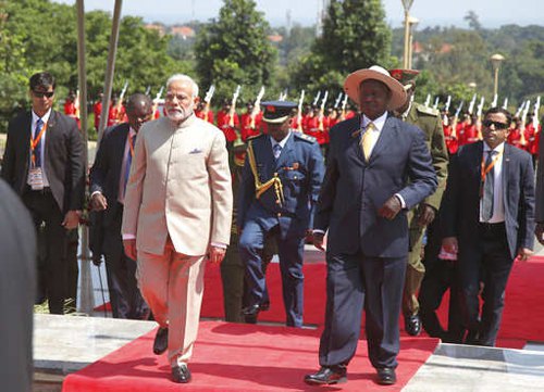 印度向乌干达供给2.05亿美元信贷促进基建和农业开展