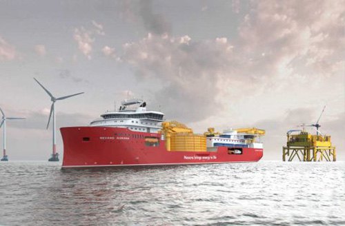 耐克森挑选乌尔斯坦沃尔夫船厂制作新电缆敷设船